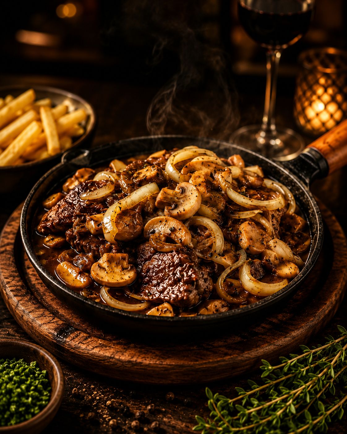 Filé Mignon ao Molho Madeira